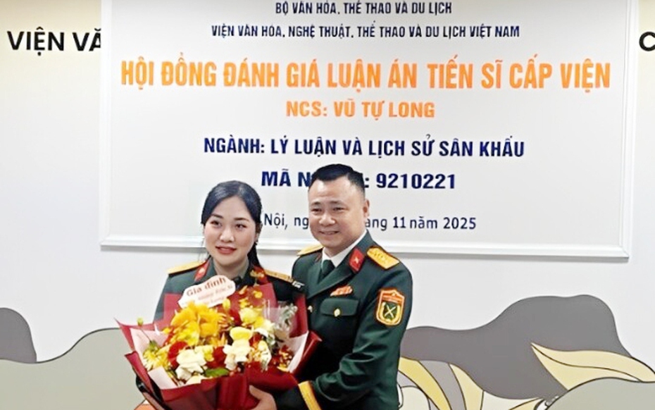 Đại tá - NSND Tự Long: Tân Tiến sĩ đầu tiên của Nhà hát chèo Quân đội