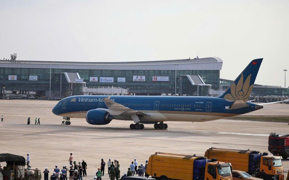 “Chim sắt” lớn nhất của hàng không Việt Nam hạ cánh xuống sân bay Long Thành
