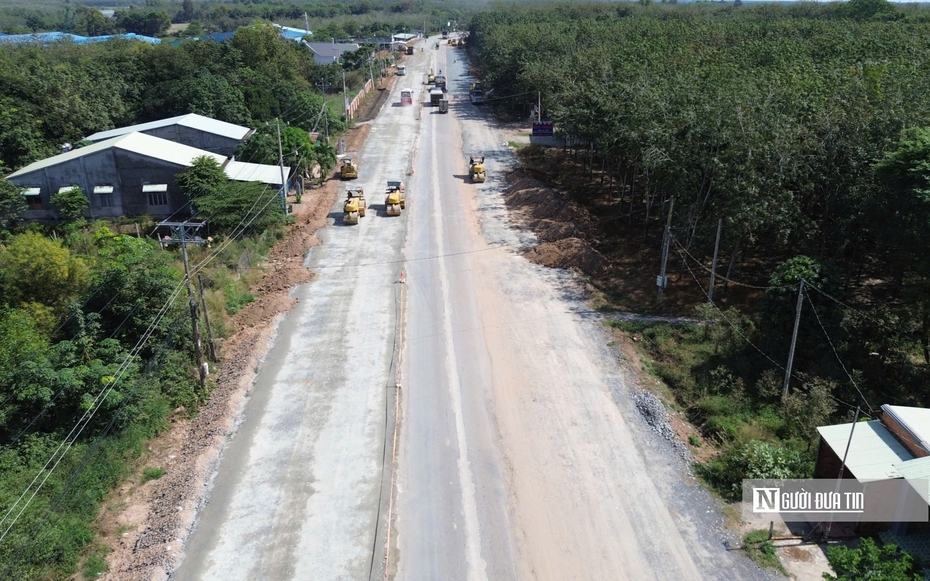 Công trường Đường tỉnh 789 Tây Ninh trước “vạch đích” cuối năm
