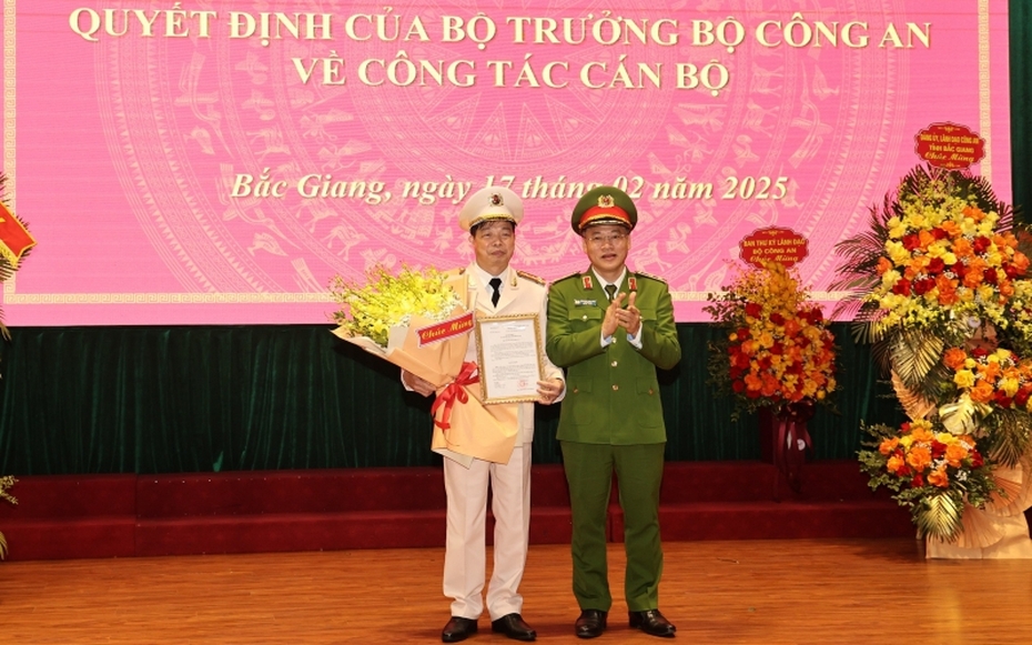 Đại tá Nguyễn Quang Vinh làm Giám đốc Công an tỉnh Bắc Giang