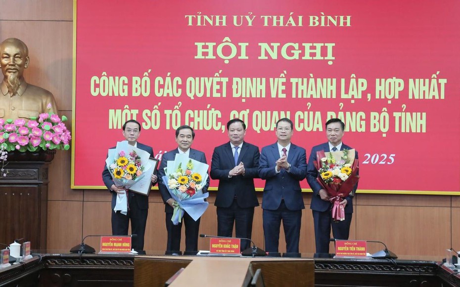 Thái Bình thành lập 2 Đảng bộ mới, hợp nhất Ban Tuyên giáo và Ban Dân vận