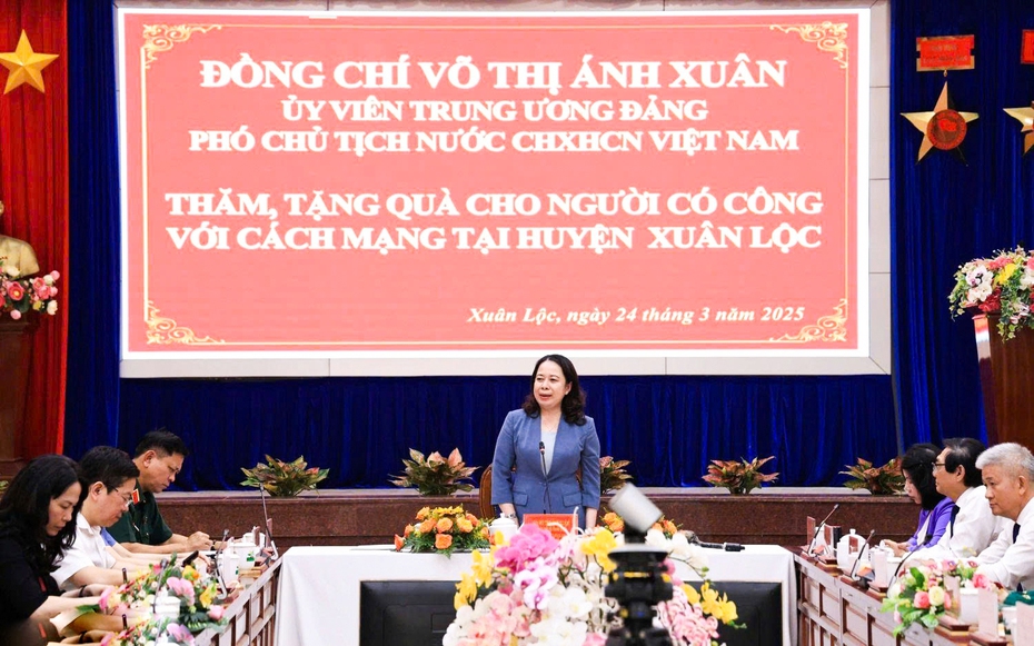 Phó Chủ tịch nước Võ Thị Ánh Xuân thăm và làm việc tại tỉnh Đồng Nai