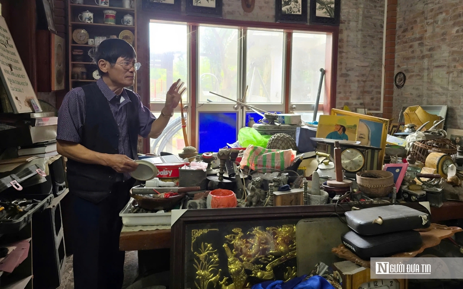 Cận cảnh những kỷ vật chiến tranh của người đàn ông Nghệ An