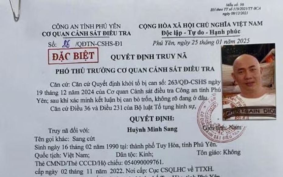 Đối tượng trong vụ án giết người ở Phú Yên ra đầu thú sau 7 năm lẩn trốn