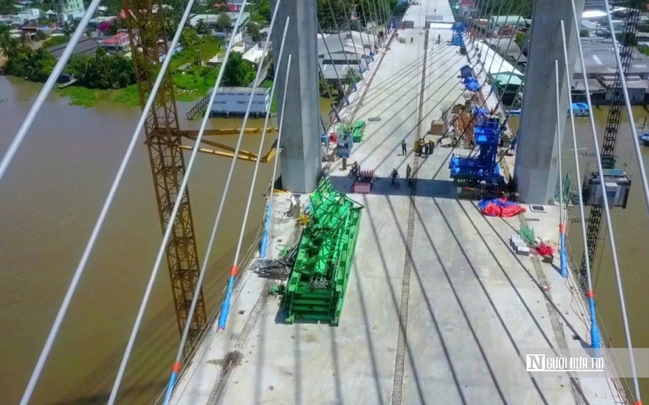 Dự án hơn 6.800 tỷ đồng “bắc nhịp” Tiền Giang – Bến Tre cận kề ngày về đích