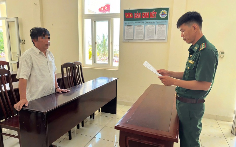 BĐBP tỉnh Bình Định xử phạt 2 tàu cá vi phạm các quy định trong lĩnh vực thủy sản