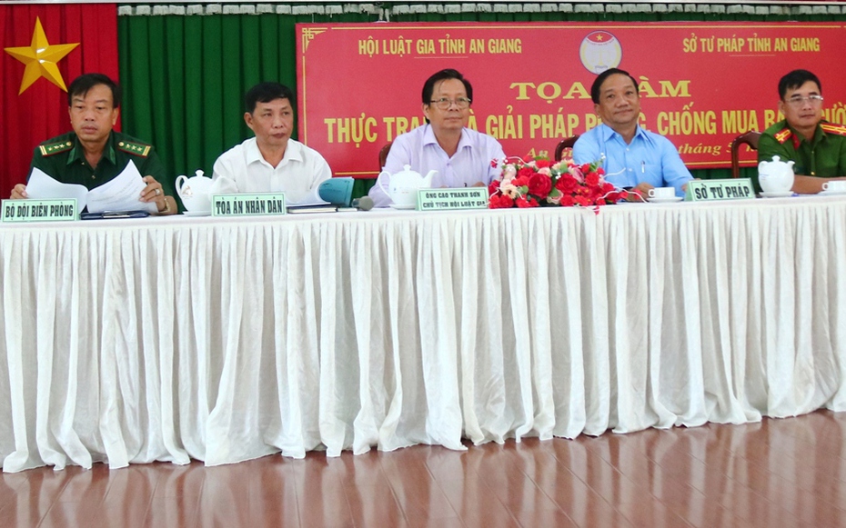 Hội Luật gia An Giang: Phòng ngừa là “chìa khóa” chống nạn mua bán người