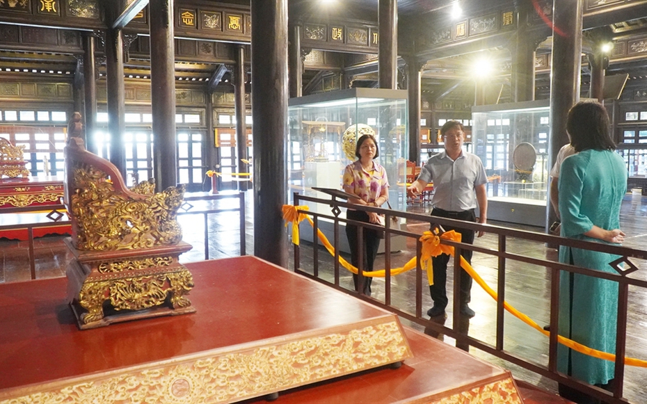 Sau sự cố ngai vàng triều Nguyễn bị xâm hại: Huế đẩy mạnh ứng dụng AI trong bảo vệ các bảo vật