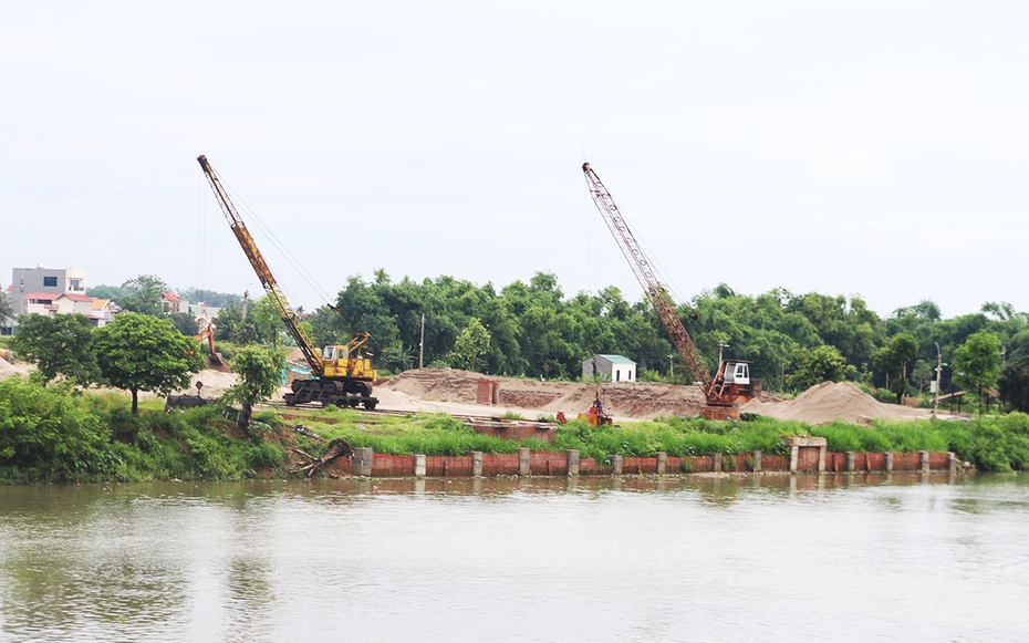 Bắc Giang tăng cường quản lý hoạt động khai thác cát, sỏi lòng sông