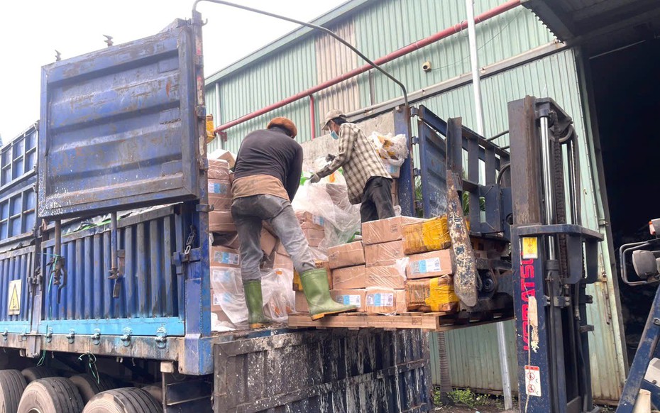 Đồng Nai tiêu hủy hơn 30 tấn thực phẩm đông lạnh bẩn, nhiễm khuẩn nguy hiểm