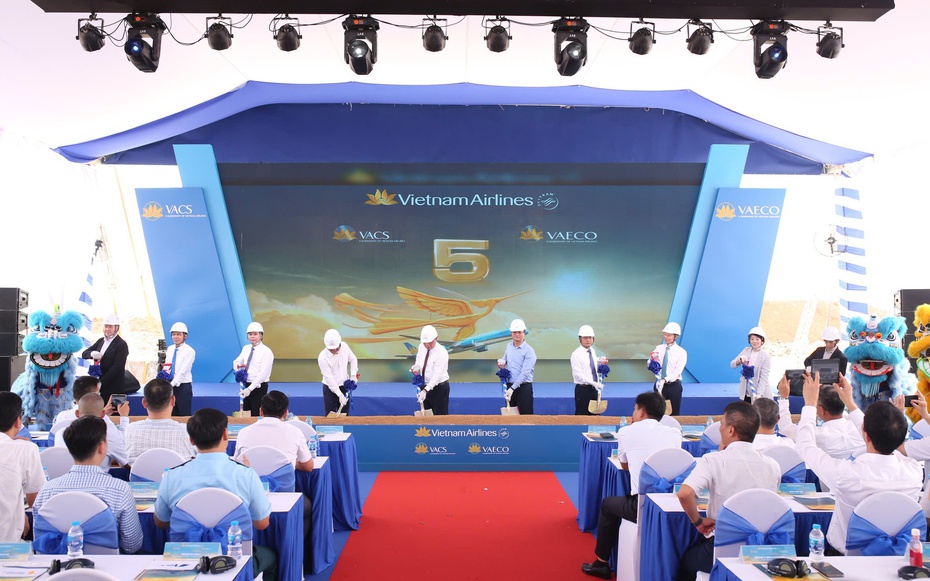 Vietnam Airlines khởi công đồng thời 2 dự án hạ tầng quy mô gần 1.800 tỷ đồng tại sân bay Long Thành