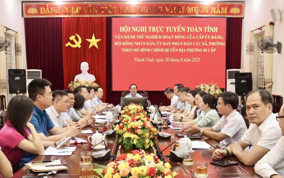 Nghệ An tổ chức vận hành thử nghiệm mô hình tổ chức chính quyền địa phương 2 cấp