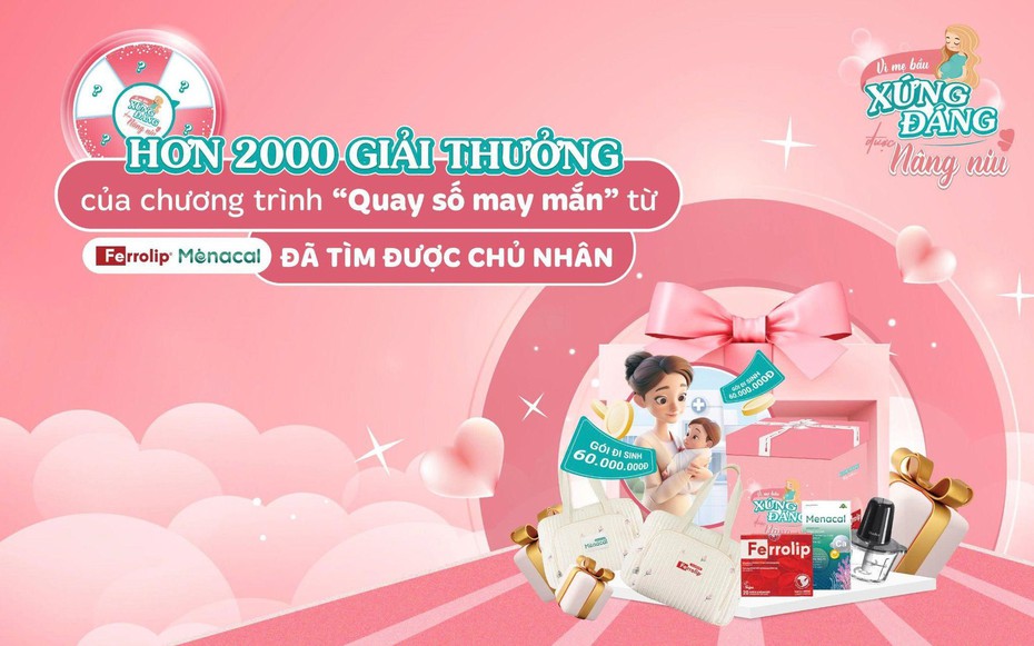 Hơn 2000 giải thưởng của chương trình “Quay số may mắn” từ Ferrolip và Menacal đã tìm được chủ nhân