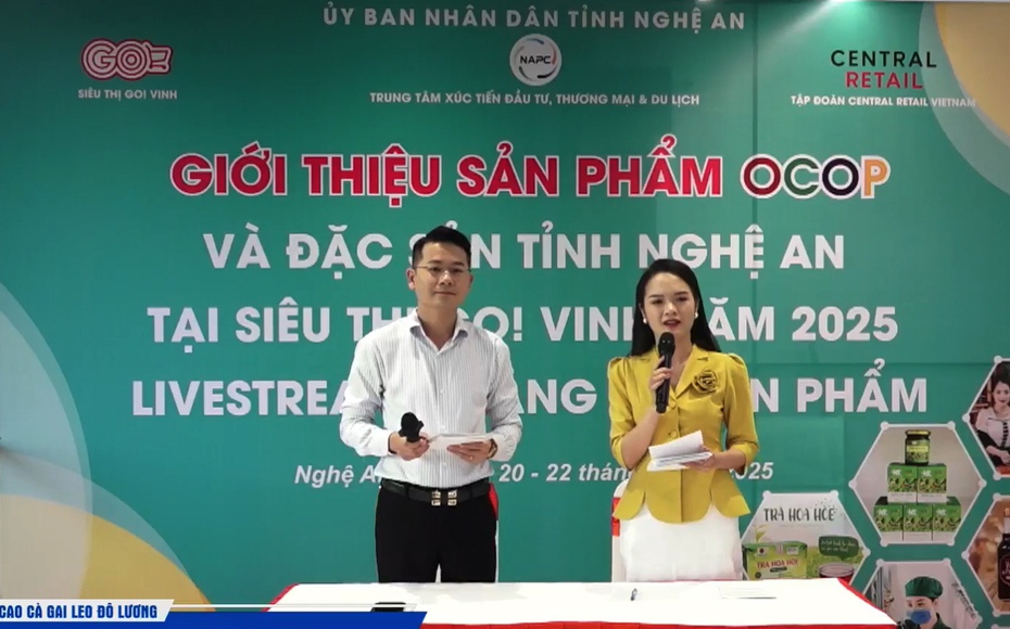 "Đột phá” tiêu thụ sản phẩm OCOP bằng chương trình livestream