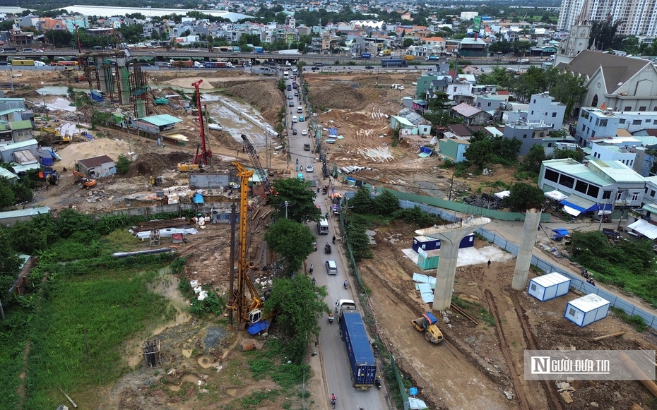 Hàng loạt công trình giao cắt Vành đai 3 bước vào giai đoạn nước rút