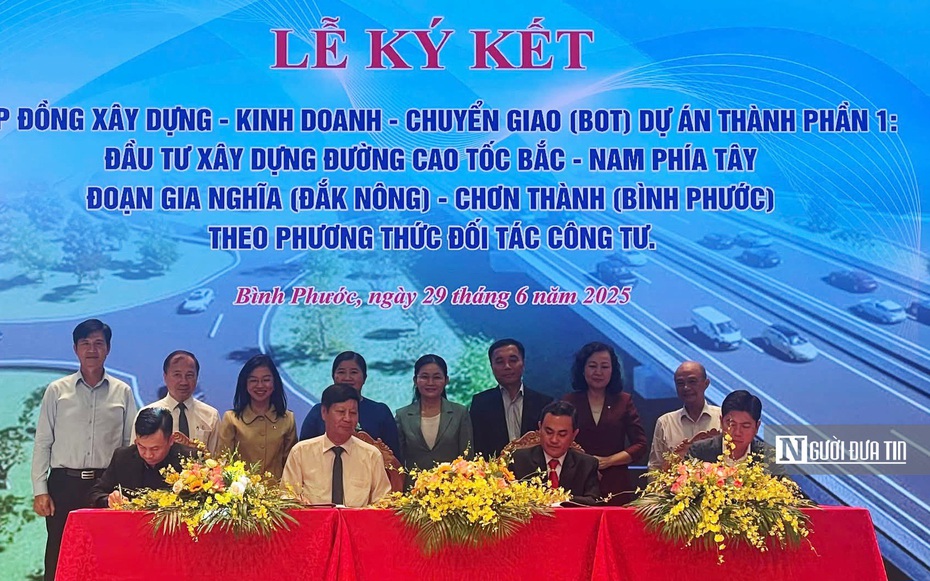Bình Phước ký kết đầu tư dự án thành phần 1 Cao tốc Gia Nghĩa- Chơn Thành 