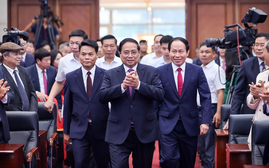 Thủ tướng Phạm Minh Chính dự lễ công bố hợp nhất Tp.Hải Phòng và tỉnh Hải Dương