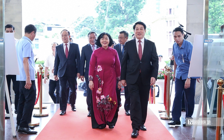 Chủ tịch nước Lương Cường dự lễ công bố sắp xếp các đơn vị hành chính xã, phường ở Hà Nội