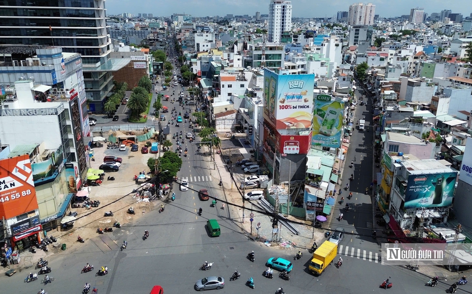 Hình ảnh mới nhất nơi tuyến metro số 2 Bến Thành - Tham Lương đi qua