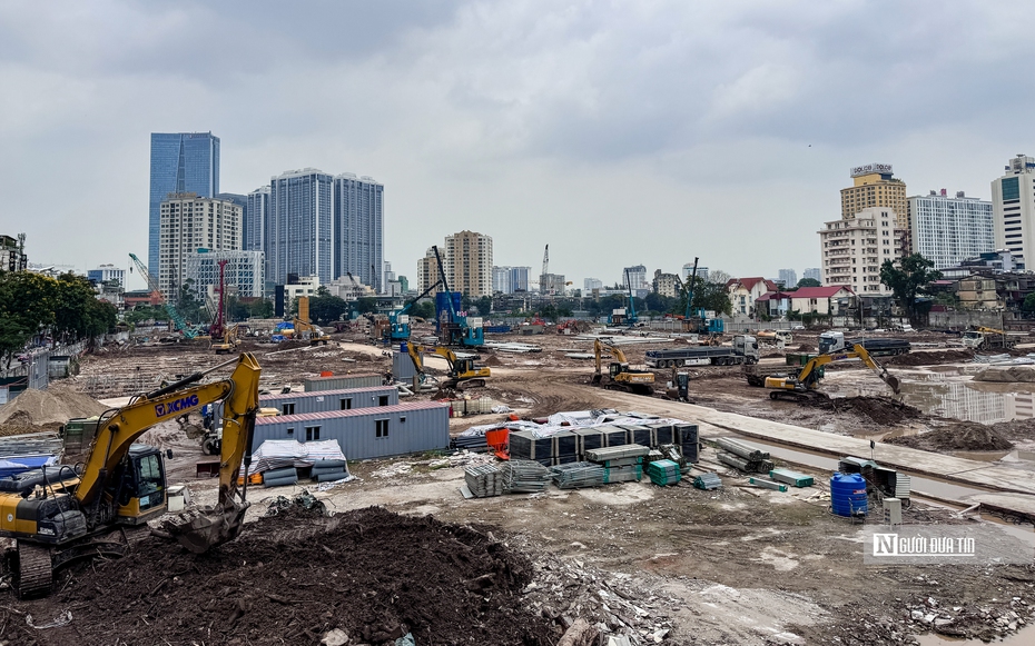 Hà Nội: Toàn cảnh đại công trường tại số 148 Giảng Võ
