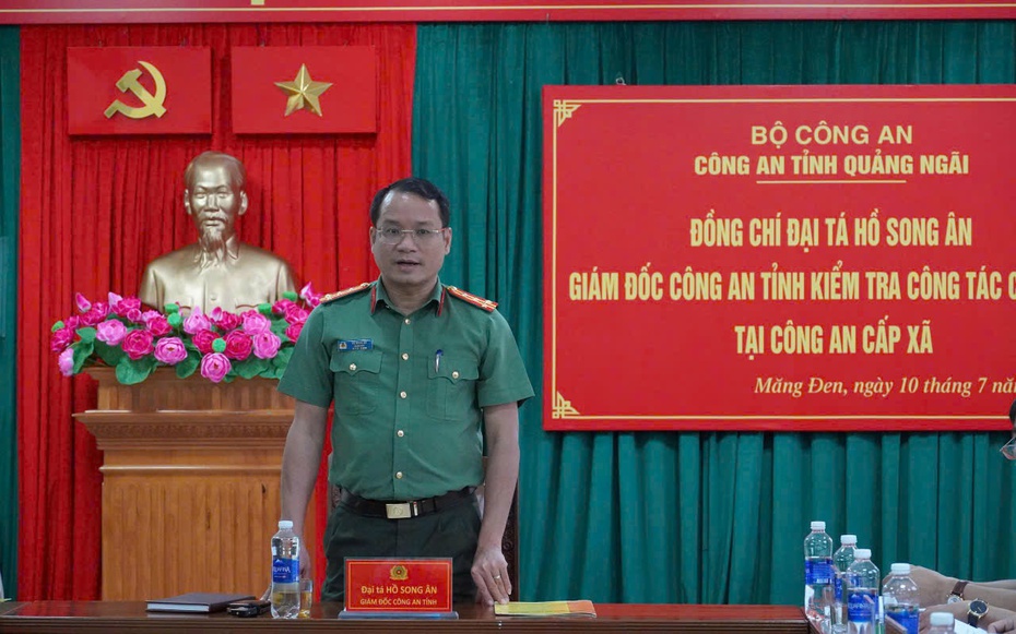 Giám đốc Công an tỉnh Quảng Ngãi: Giải quyết nhanh chóng yêu cầu, nguyện vọng chính đáng của người dân