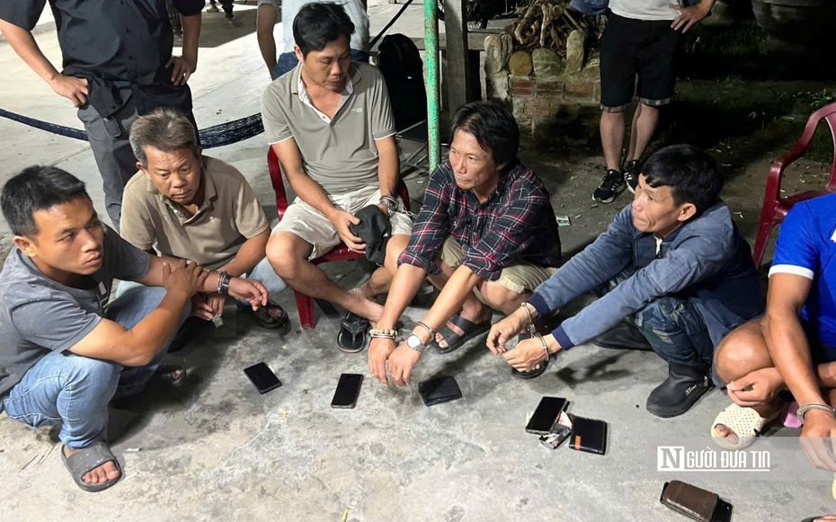 Triệt phá tụ điểm đánh bạc bằng hình thức bầu cua lúc rạng sáng