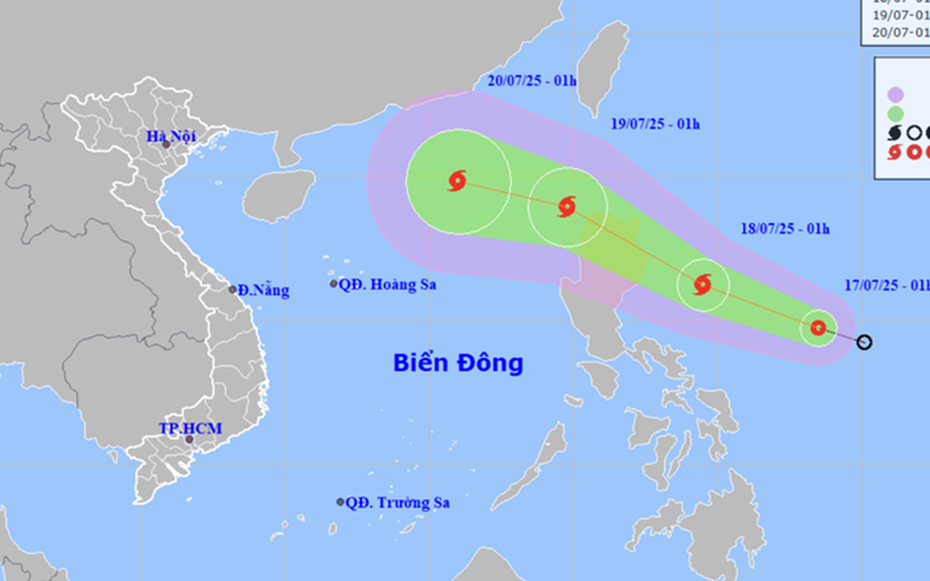 Áp thấp nhiệt đới di chuyển rất nhanh, dự báo thành bão trong hôm nay