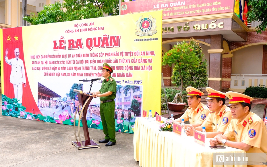 Đồng Nai: Ra quân thực hiện cao điểm bảo đảm trật tự, an toàn giao thông
