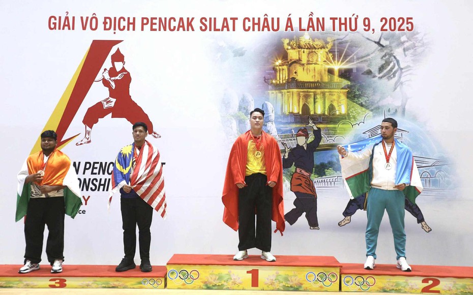 Lê Văn Toàn giành huy chương vàng Pencak Silat châu Á lần thứ 5 trong sự nghiệp