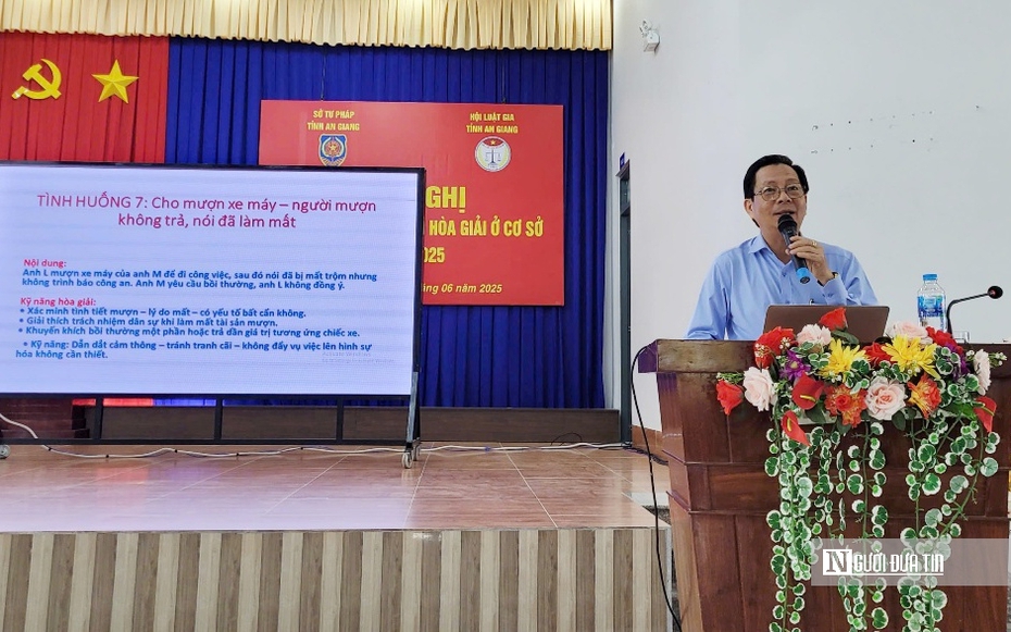 Hội Luật gia An Giang phát huy vai trò trong công tác hòa giải ở cơ sở