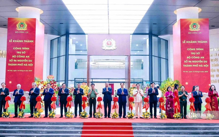 Tổng Bí thư Tô Lâm dự khánh thành trụ sở Bộ Công an