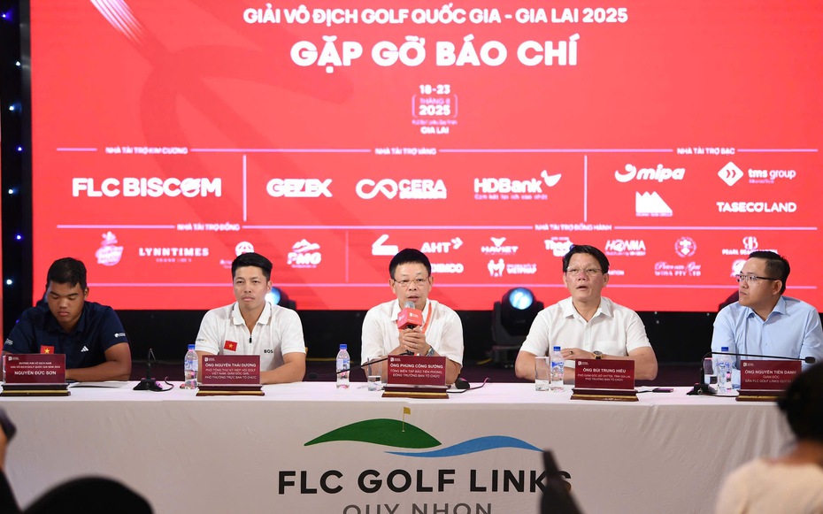 Giải Vô địch Golf Quốc gia - Gia Lai 2025 có 125 vận động viên tham gia tranh tài