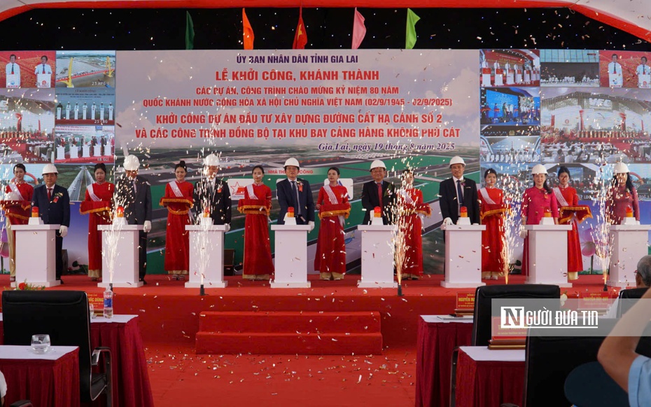 Gia Lai khởi công đường cất hạ cánh số 2 Cảng hàng không Phù Cát với vốn đầu tư 3.245 tỷ đồng