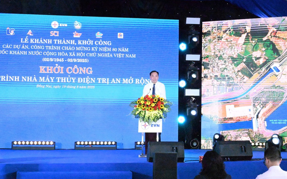 Đồng Nai khởi công Nhà máy Thủy điện Trị An mở rộng hơn 3.900 tỷ đồng