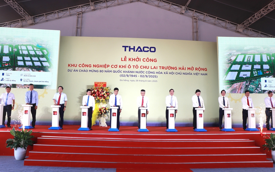 Thaco đầu tư 8.000 tỷ mở rộng Khu công nghiệp cơ khí ôtô Chu Lai