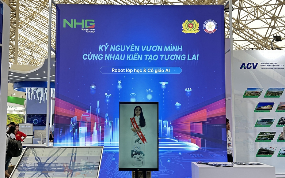 Tập đoàn Nguyễn Hoàng giới thiệu giải pháp giáo dục thông minh tại triển lãm 80 năm thành tựu đất nước