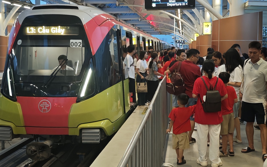Metro Hà Nội sẽ phục vụ xuyên đêm trong lễ Quốc khánh 2/9