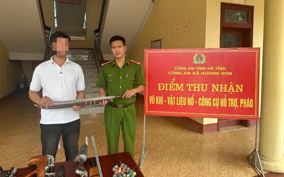 Hà Tĩnh: Phát huy hiệu quả công tác vận động người dân tự nguyện giao nộp vũ khí