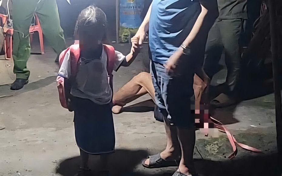 Tìm thấy bé gái lớp 1 mất tích, ở cùng người đàn ông trong chòi rẫy