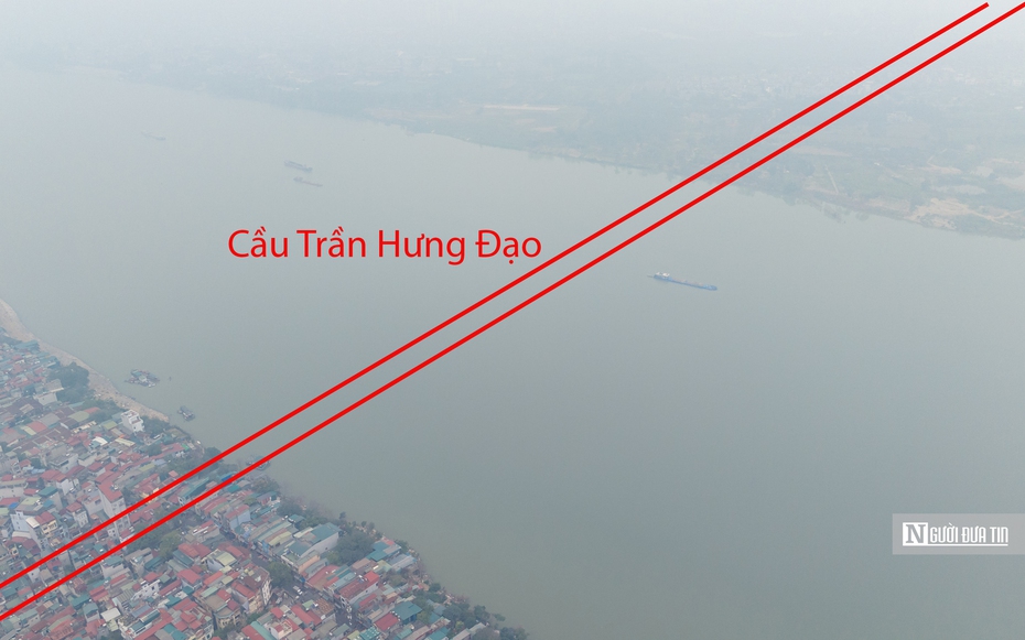 Hà Nội đổi hơn 630ha để làm cầu Trần Hưng Đạo
