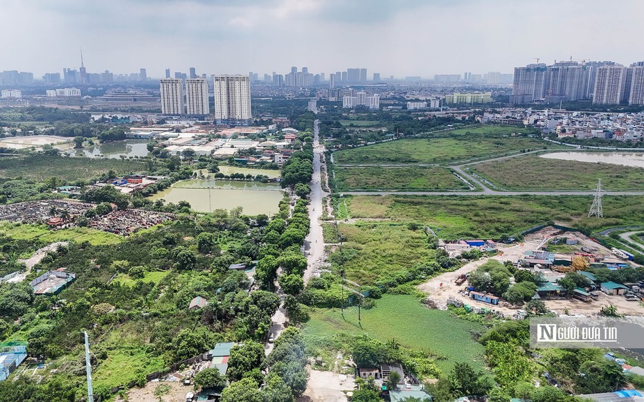 Hiện trạng tuyến đường được đầu tư hơn 2.800 tỷ đồng ở Hà Nội
