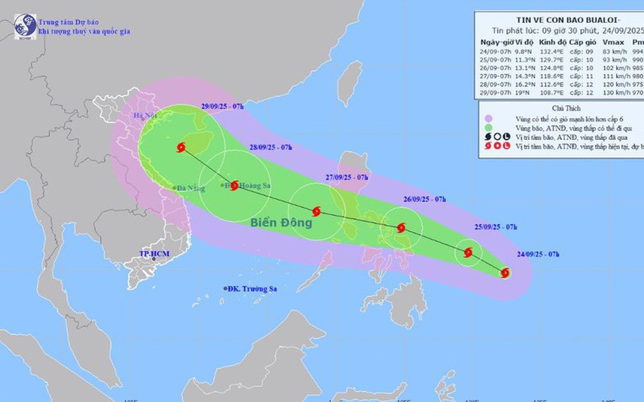 Bão số 9 chưa tan, bão số 10 "lộ diện", dự báo hướng về nơi này