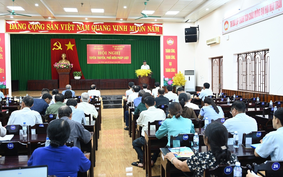 Hội Luật gia tỉnh Đồng Nai đưa pháp luật đến gần hơn với người dân
