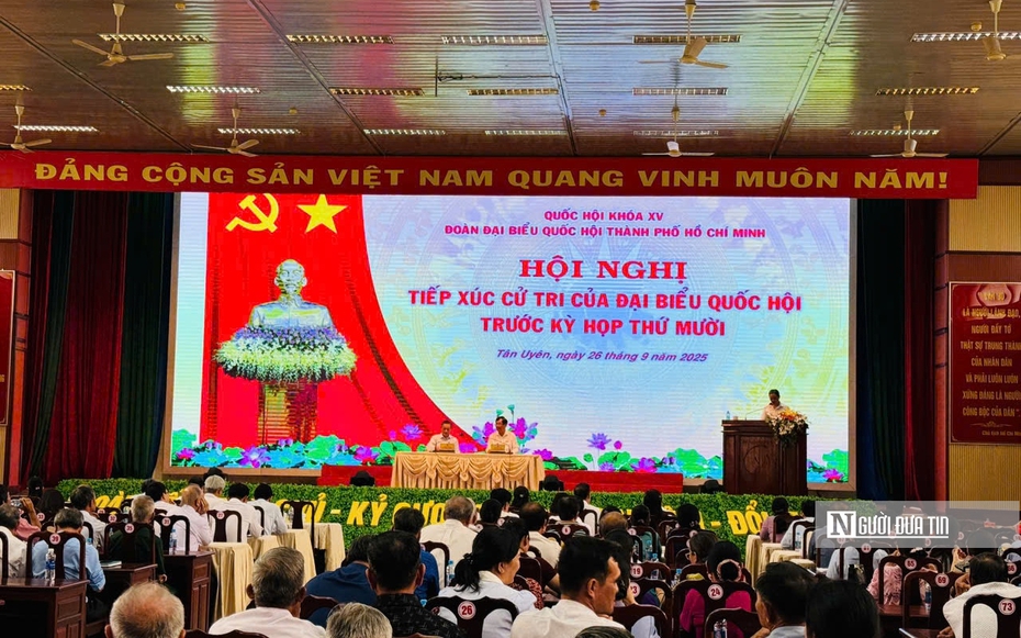 Đại biểu Quốc hội Trần Công Phàn tiếp xúc cử tri tại Tp.HCM