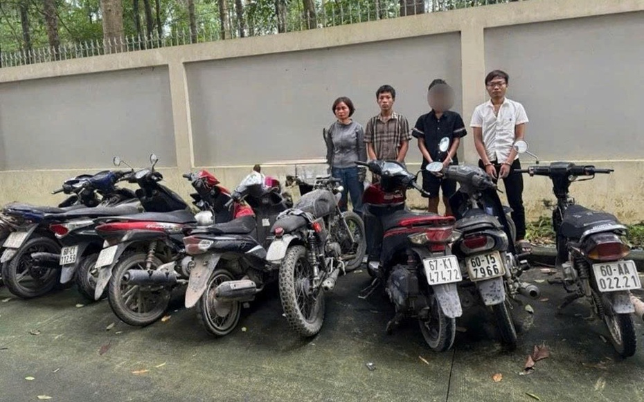 Triệt phá băng nhóm trộm xe máy, thu giữ 9 phương tiện