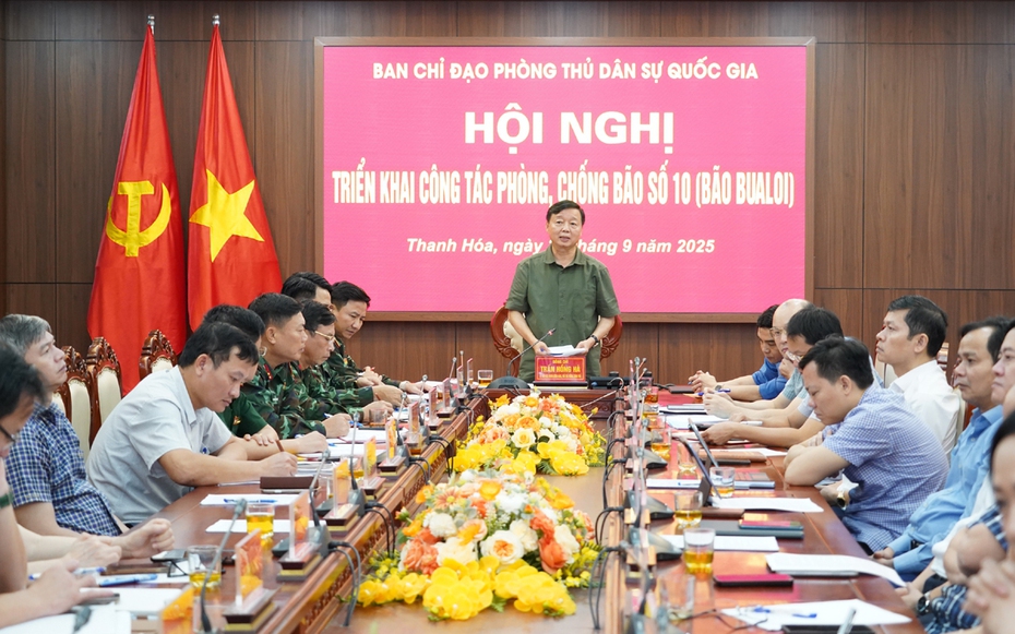 Phó Thủ tướng Trần Hồng Hà vào Thanh Hóa chủ trì họp trực tuyến ứng phó bão số 10