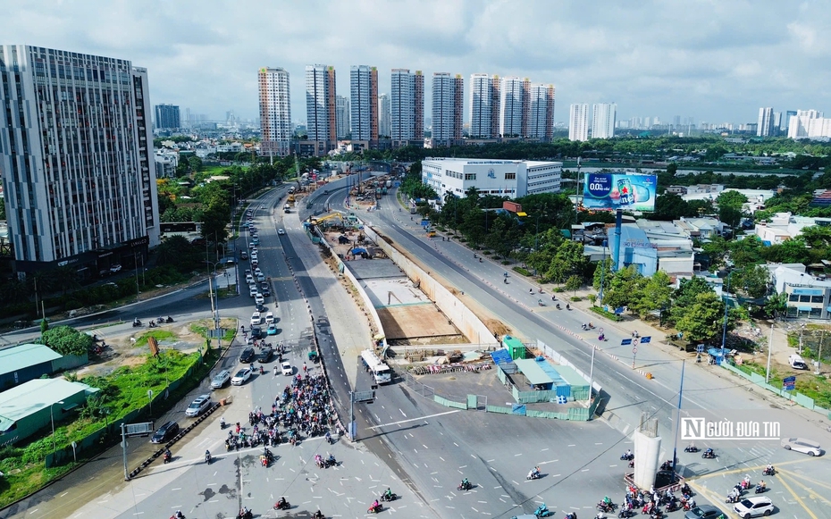 Tp.HCM: Nút giao An Phú tăng tốc thi công sau “tối hậu thư”