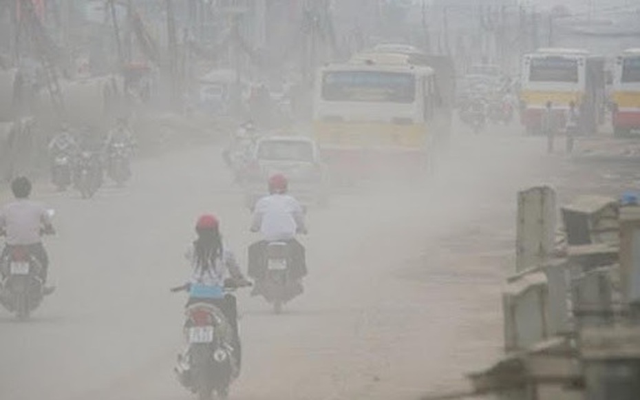 Không khí ô nhiễm tiếp tục lan rộng ở miền Bắc