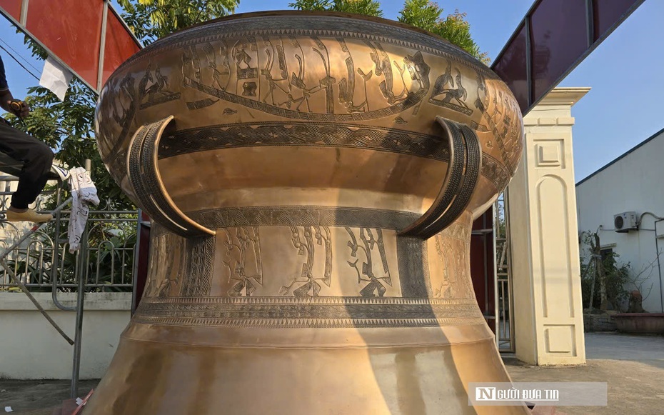 Về làng Trà Đông nơi có chiếc trống đồng lớn nhất Việt Nam dịp cận Tết