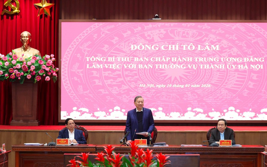 Ban Chấp hành Đảng bộ Tp.Hà Nội họp triển khai kết luận của Tổng Bí thư Tô Lâm